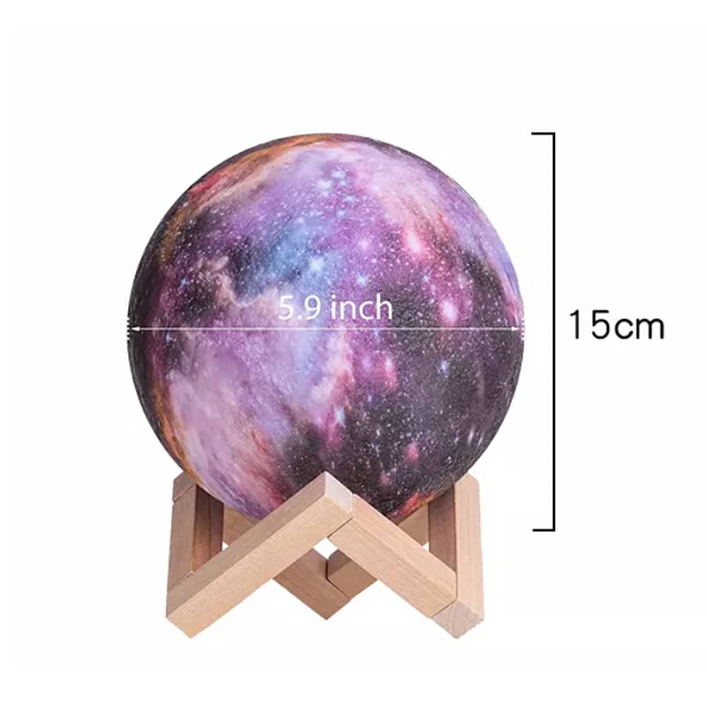 Mondlampe -16 Farben - LED - mit Touch-Funktion und Fernbedienung | Brehn