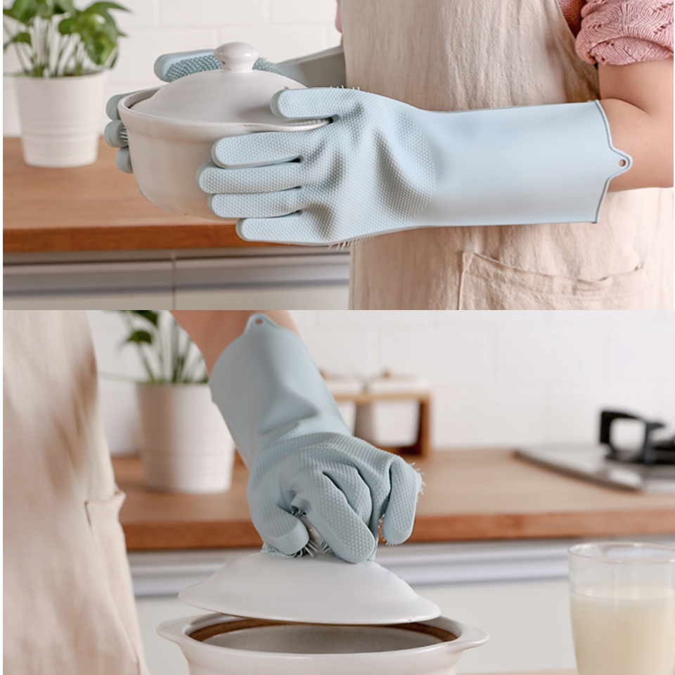Magische Silikonreinigungs-Handschuhe (im Paar) | Brehn