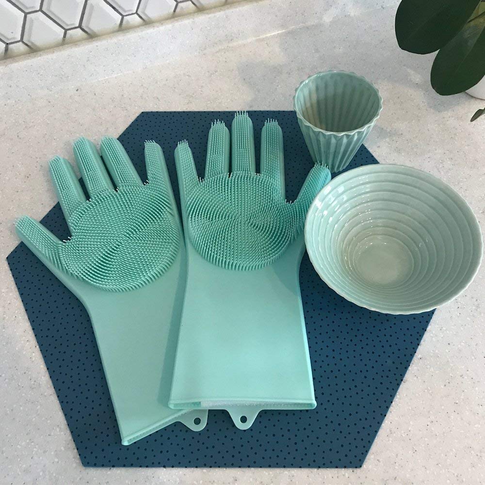 Magic Silikon-Reinigungs-Handschuhe (im Paar) | Brehn