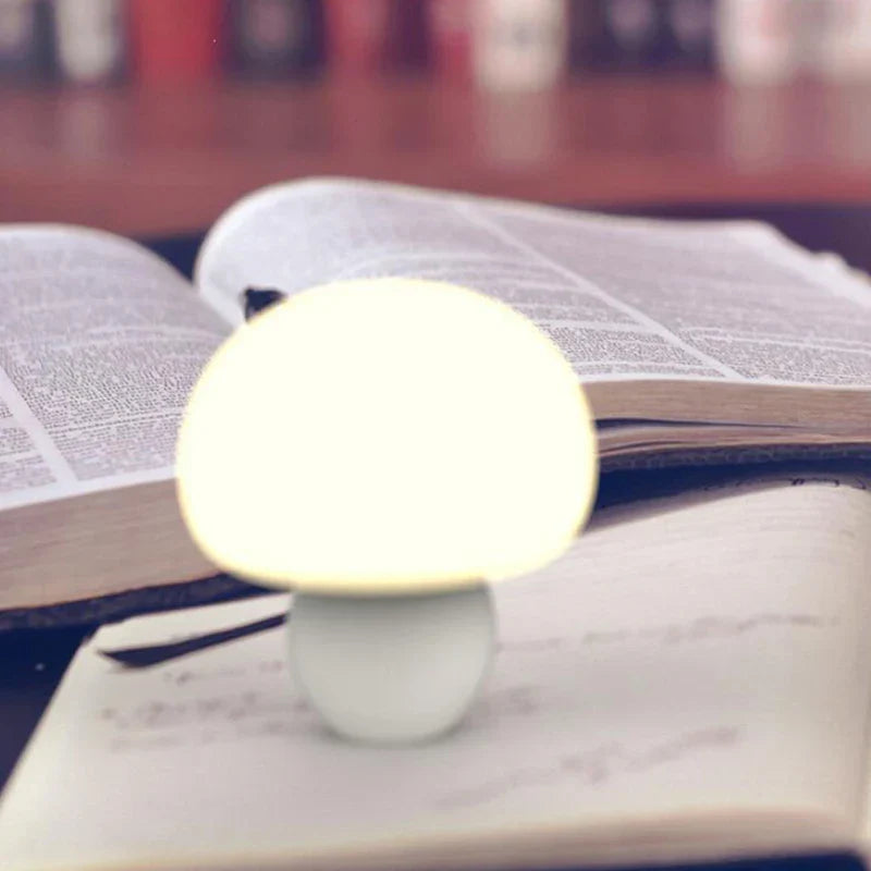 Magnetische LED-Pilz-Tischlampe – Dekorative Nachtlampe mit Touch-Steuerung | Brehn