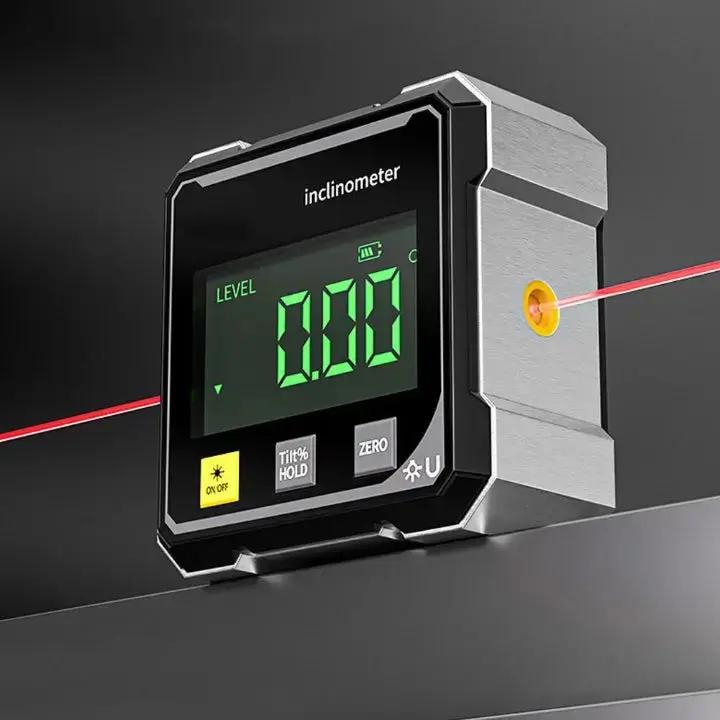 Präzisionswinkelmessgerät AnglePro – Magnetische digitale Laserwasserwaage | Brehn