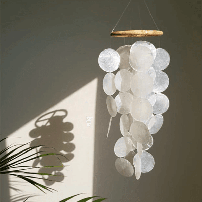 Handgefertigtes Windspiel von ShellDreams fürs Babyzimmer | Muschel-Mobile | Beruhigende Klänge