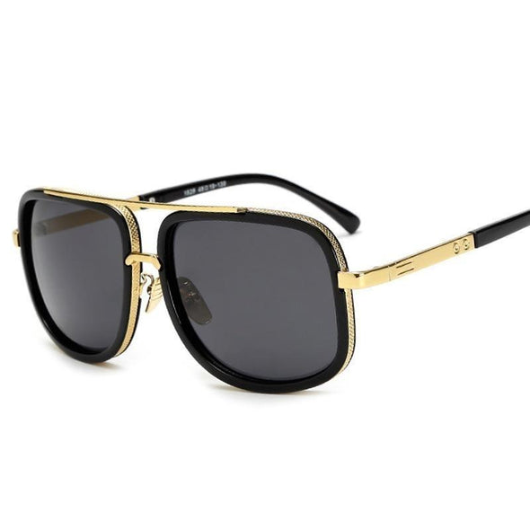Herren-Sonnenbrille mit polarisierten Gläsern, UV400-Schutz, leichtem Aluminiumrahmen