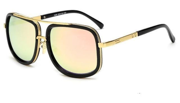 Herren-Sonnenbrille mit polarisierten Gläsern, UV400-Schutz, leichtem Aluminiumrahmen
