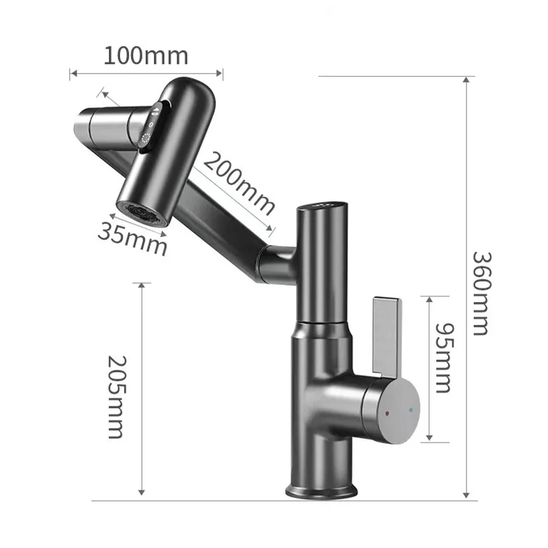 LUSTRAFLOW 360° Armatur mit LED-Temperaturanzeige | Brehn