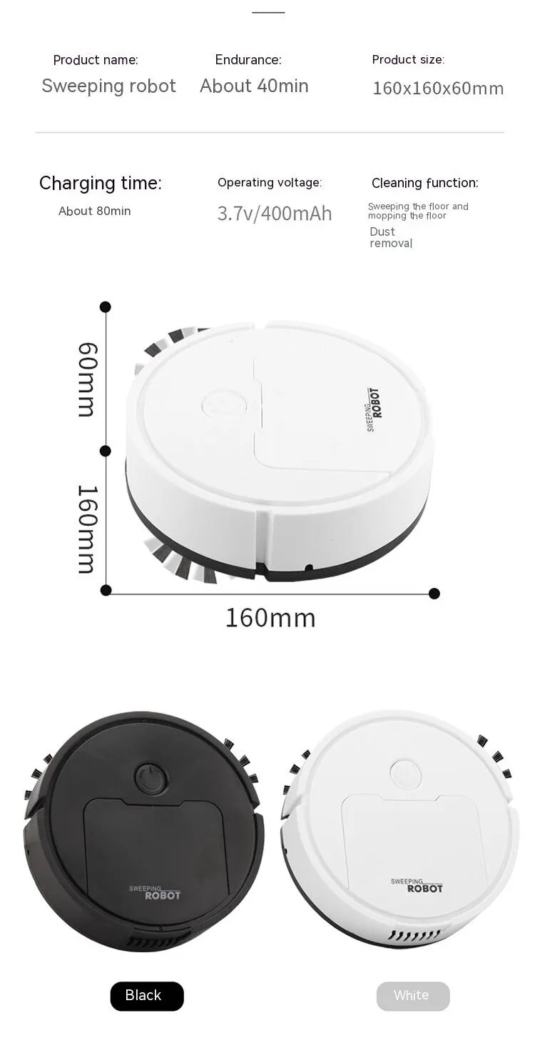 Zelara Mini-Roboterstaubsauger | Intelligente All-in-One-Maschine | Brehn