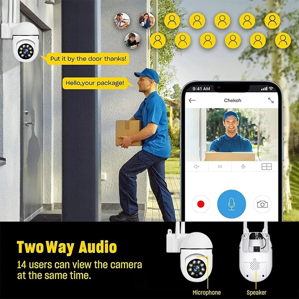 Brehn | Eindhoven WiFi Kamera | Behalten Sie alles von Ihrem Smartphone aus im Auge
