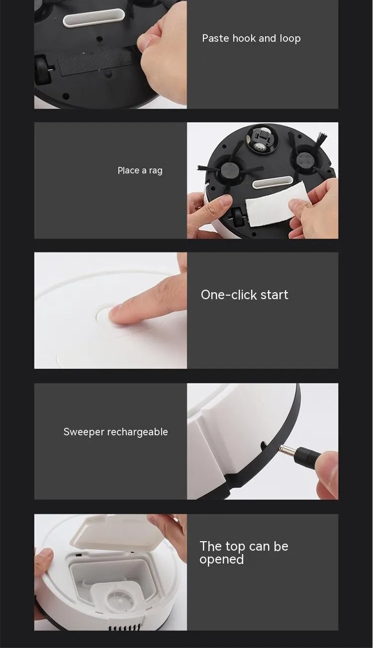Zelara Mini-Roboterstaubsauger | Intelligente All-in-One-Maschine | Brehn