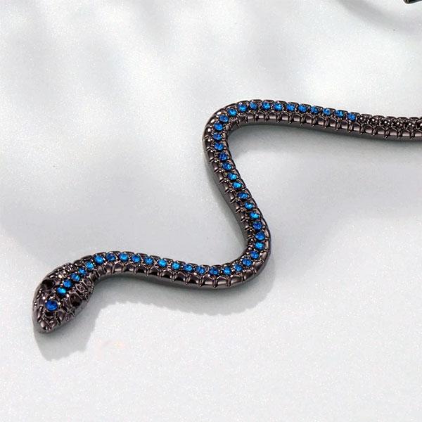Medusa Hängende Schlangenohrstecker | Brehn