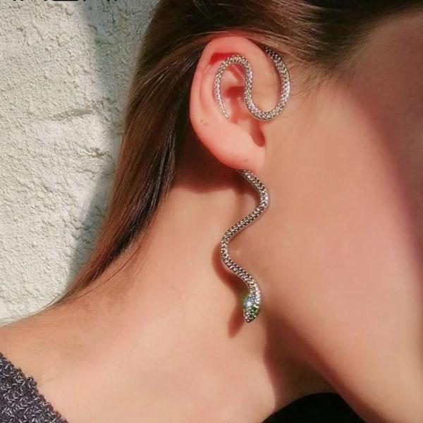 Medusa Hängende Schlangenohrstecker | Brehn
