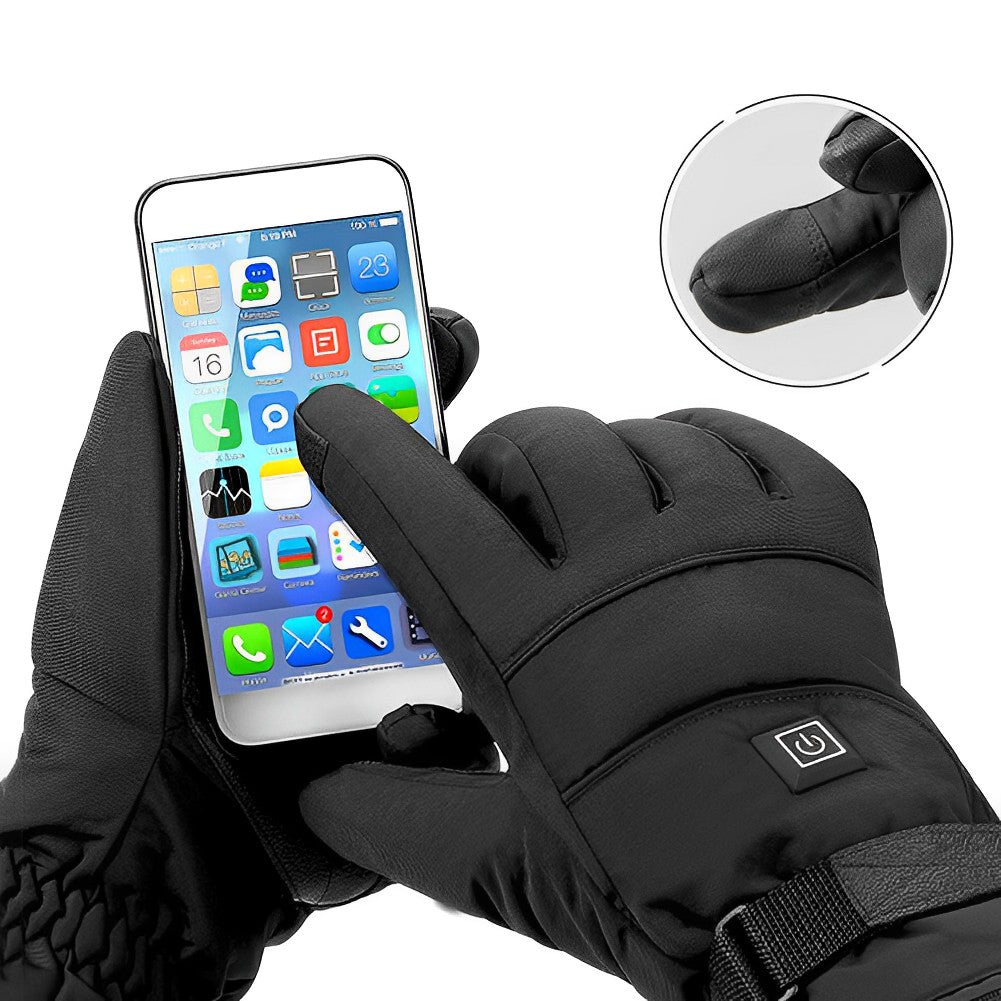 Brehn | Herren beheizte Winterhandschuhe mit Batterie – Wasserdicht und verstellbar