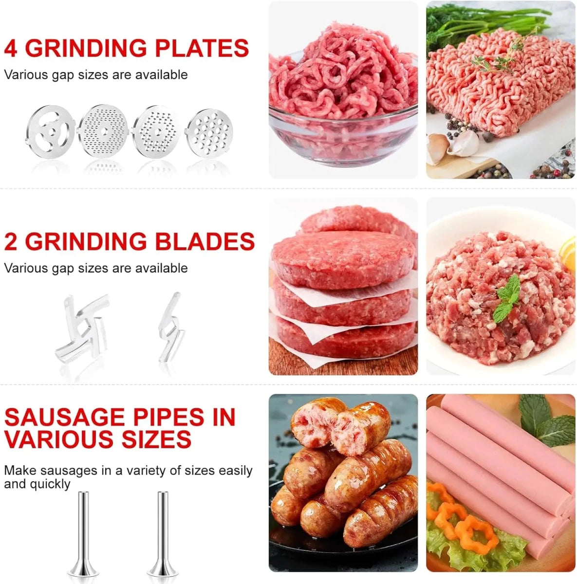 GRINDLIVA Fleischwolfaufsatz für KitchenAid | Brehn