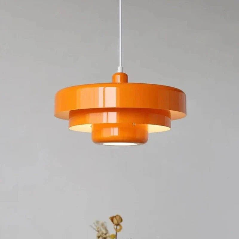 Mittelalterliche skandinavische Pendelleuchte – Retro-Bauhaus-Design | Warmes LED-Licht