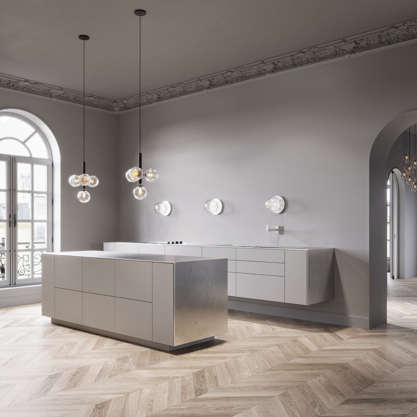 Brehn | Moderne Glas Pendelleuchte