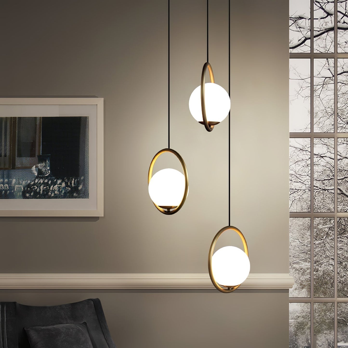 Moderne und Elegante Pendelleuchte - Stilvolle Hängelampe für Innenbeleuchtung | Brehn