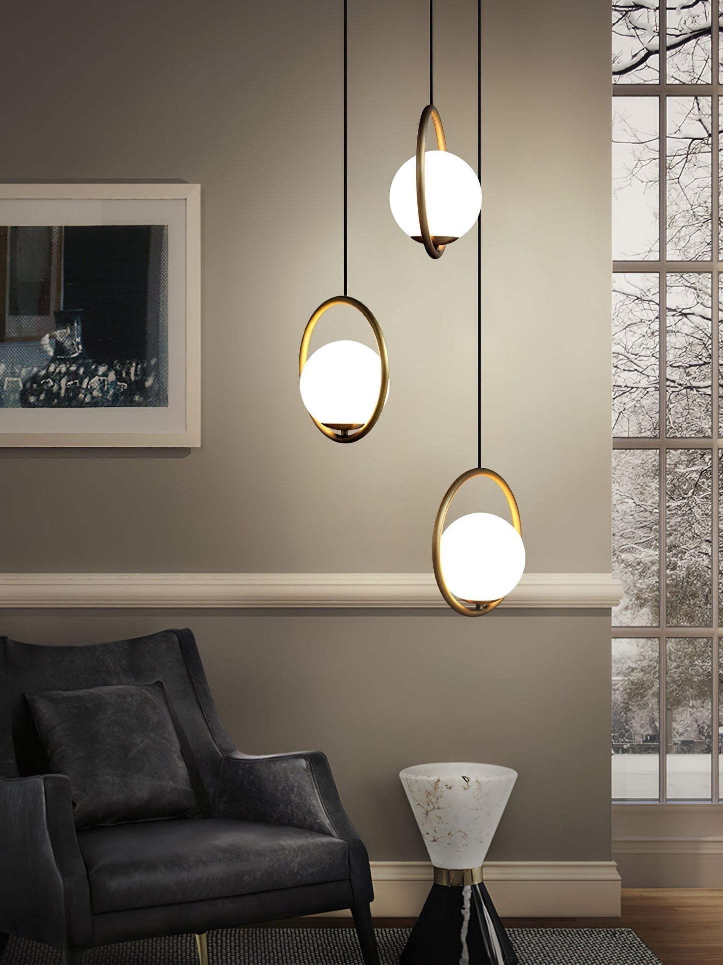 Moderne und Elegante Pendelleuchte - Stilvolle Hängelampe für Innenbeleuchtung | Brehn