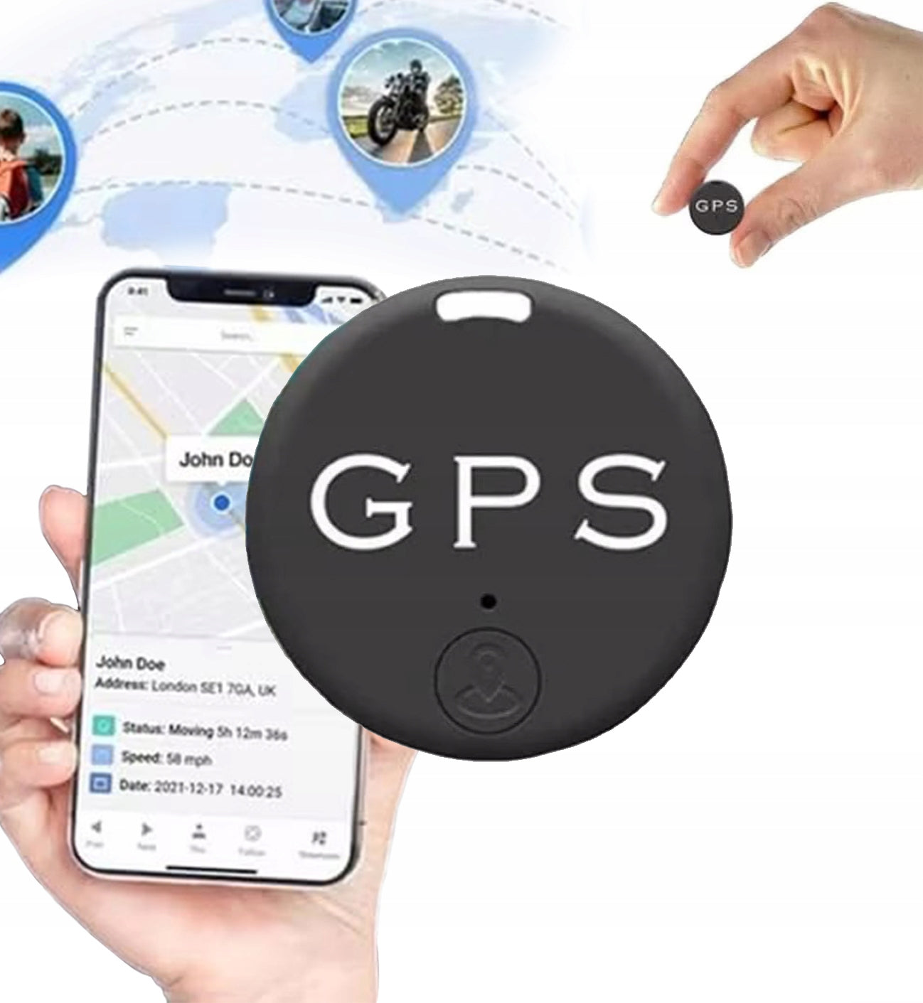 Mini-Magnet-GPS-Tracker – Echtzeit-Ortung, starker Magnet und lange Akkulaufzeit