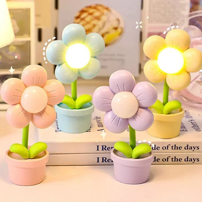 Brehn | Kleine Blumenberuhigungs Tischlampe - BlossomGlow
