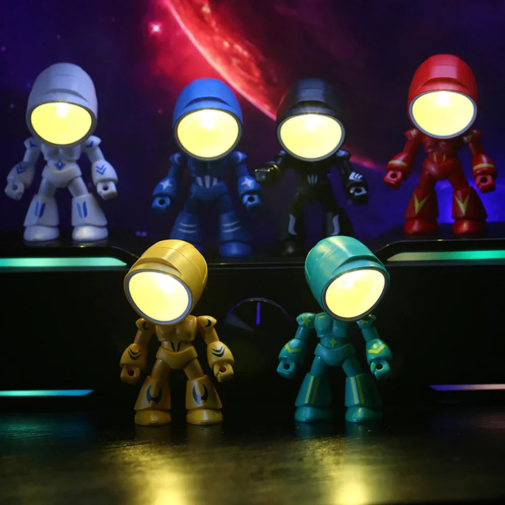 Niedliche Roboter Tischlampe – Kreative LED-Leuchte für Kinderzimmer und Schreibtisch | Brehn