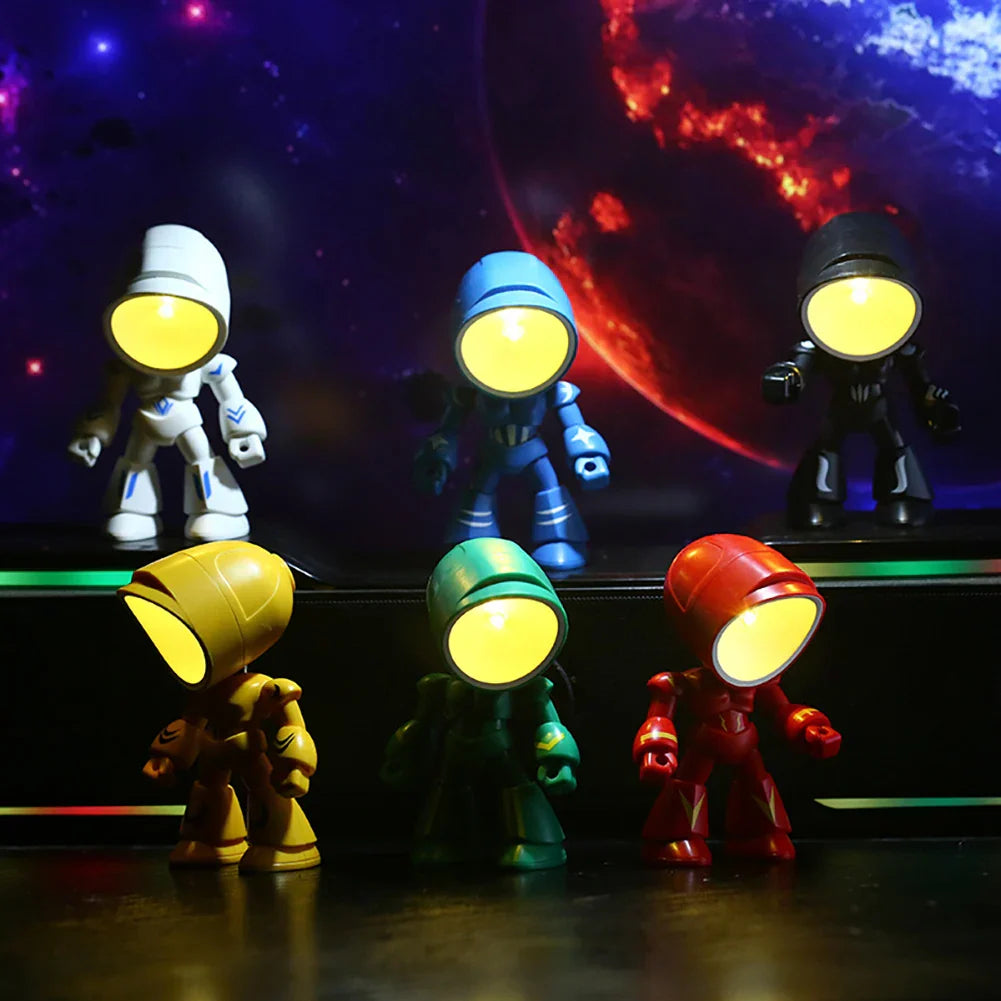 Niedliche Roboter Tischlampe – Kreative LED-Leuchte für Kinderzimmer und Schreibtisch | Brehn
