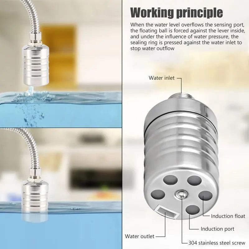 Mini-Schwimmerventil aus Edelstahl – Automatische Wasserstandsregelung