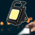 Schlüsselanhänger COB-LED-Taschenlampe - wiederaufladbar - 3 Leuchtmodi | Brehn