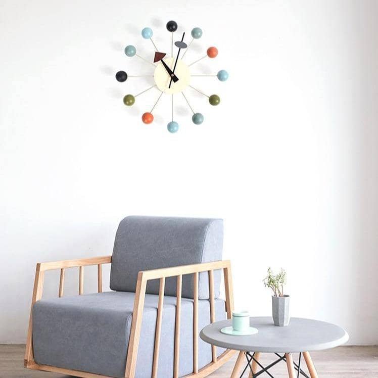 Moderne Wanduhr 3D-Design Leise und Minimalistisch 32 cm | Brehn