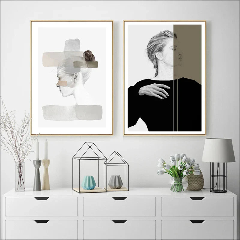 Minimalistische Design-Trends Galerie Wandkunst Fine Art Leinwanddrucke Nordische Bilder Für Wohnzimmer Schlafzimmer Skandinavische Wohnkultur