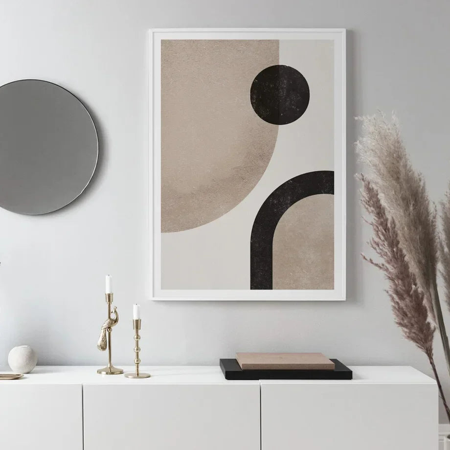 Minimalistische Nordische Geometrische Abstrakte Stillleben Wandkunst Fine Art Leinwanddrucke Neutrale Farbbilder Für Modernes Wohnzimmer Schlafzimmer Kunst Dekor