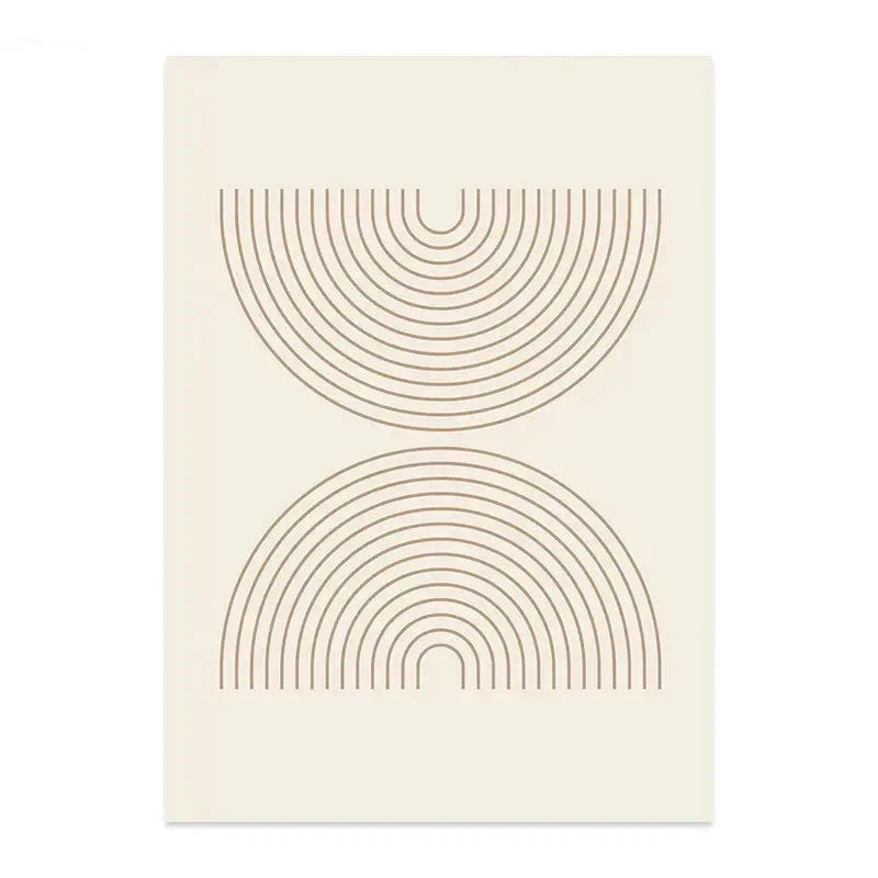 Minimalistische Sonne Mond Linienkunst Wandkunst Fine Art Leinwanddrucke Neutrale Farben Galerie Wandbilder Für Modernes Wohnzimmer Skandinavische Wohnkultur