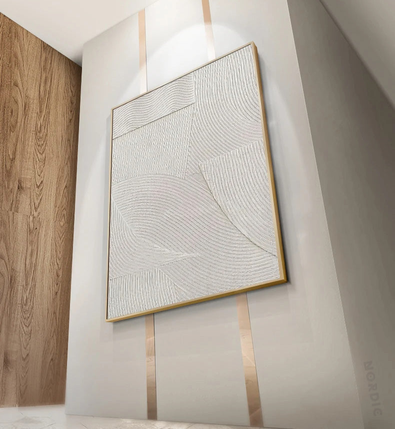 Minimalistische urbane texturale abstrakte Wandkunst Fine Art Leinwanddrucke neutrale Farben Bilder für modernes Apartment Wohnzimmer Home Office Kunst Dekor