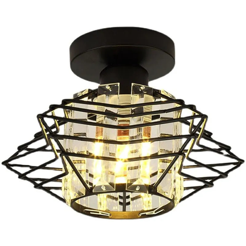 Moderne Kristall-Deckenleuchte – Elegante Nordische Deckenlampe für Wohnzimmer und Flur | Brehn