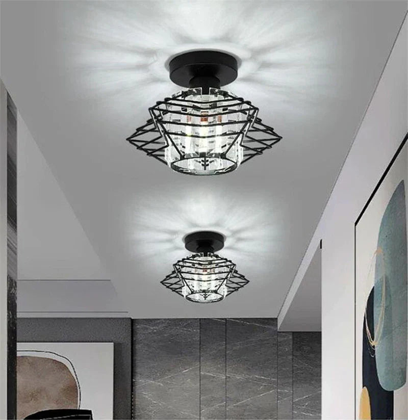 Moderne Kristall-Deckenleuchte – Elegante Nordische Deckenlampe für Wohnzimmer und Flur | Brehn