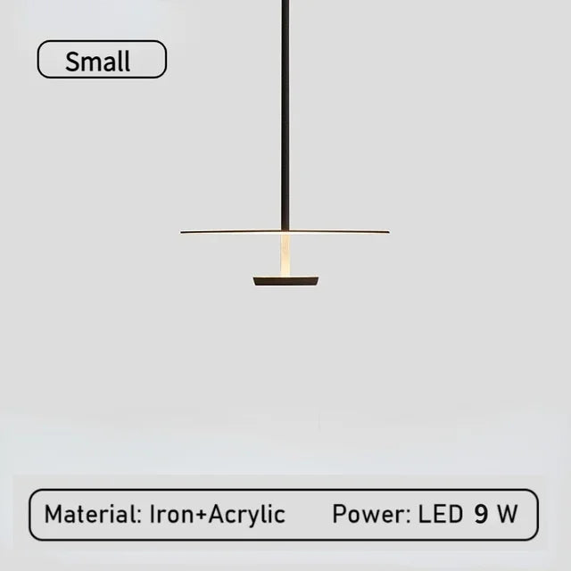 Moderne elegante Arc LED Ring Pendelleuchte - Minimalistisches Design für Wohnzimmer & Esszimmer | Brehn
