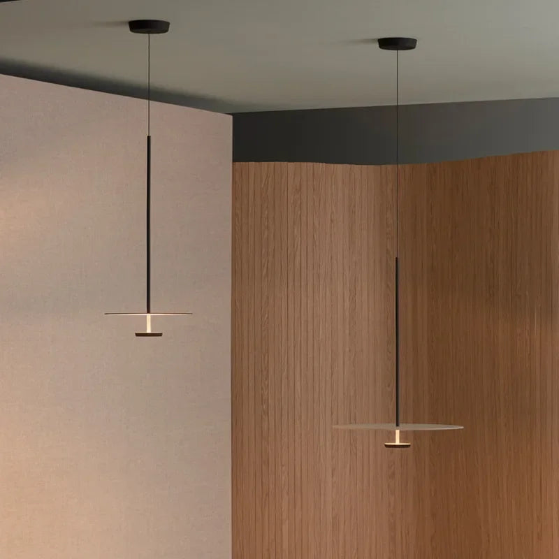 Moderne elegante Arc LED Ring Pendelleuchte - Minimalistisches Design für Wohnzimmer & Esszimmer | Brehn