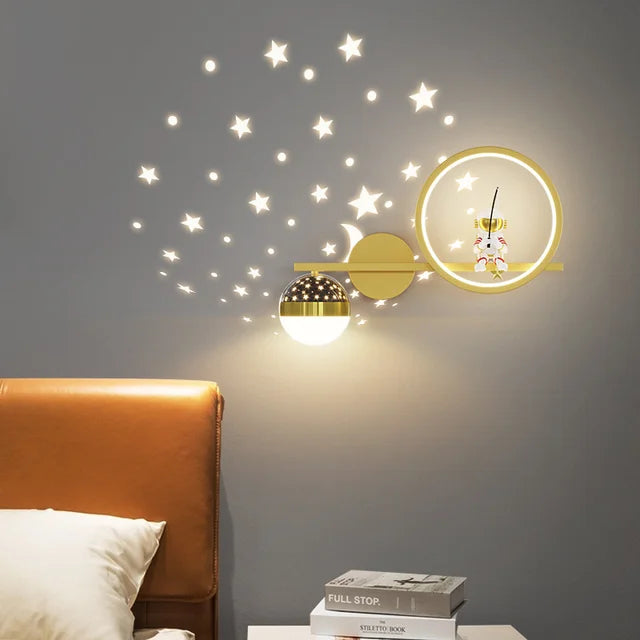 LittleBeam | Moderne Kinder-Wandleuchte - Sanfte Beleuchtung und kinderfreundliches Design | Brehn