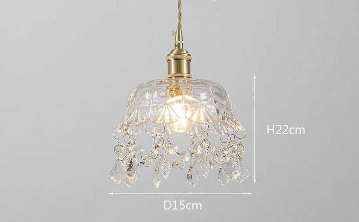 Moderne Glas Pendelleuchte – Kristallklares Design für Wohnzimmer & Esszimmer | Brehn