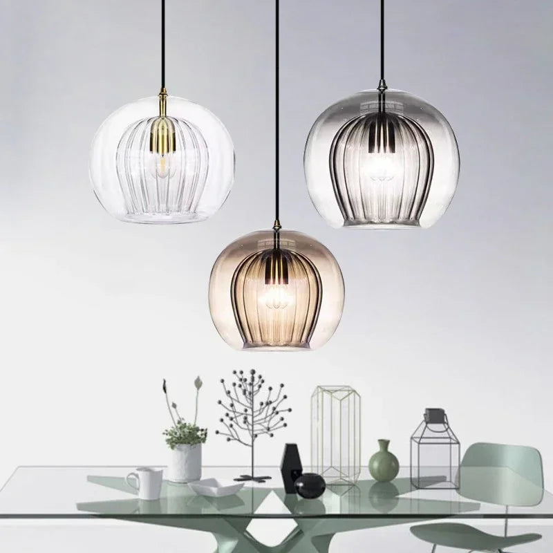 Brehn | ÉléganceVerre - Moderne Glas Hängeleuchte