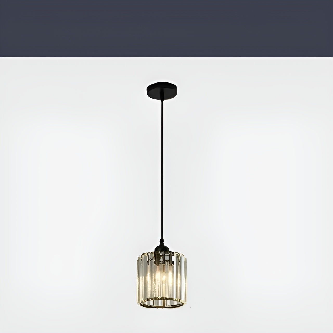 BrilliantGlow Light – Elegante Pendelleuchte aus K9-Kristall