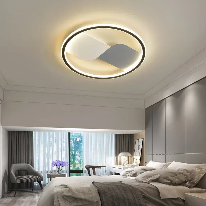Moderne LED-Deckenleuchte mit rundem Design – Dimmbar für Schlafzimmer und Wohnzimmer | Brehn