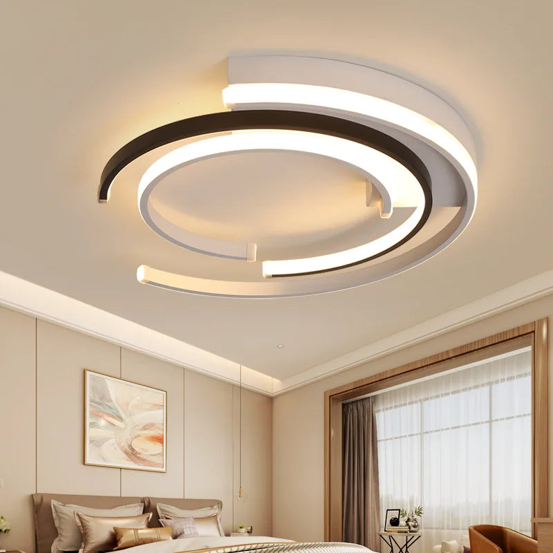 Moderne LED Deckenleuchte Dimmbar | Designer Deckenlampe für Wohnzimmer | Brehn