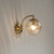 Brehn | Nordic Glass Wall Lamp - Elegante skandinavische Wandleuchte aus Glas mit warmem LED-Licht