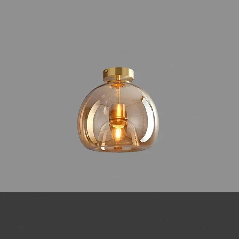 Brehn | Transparenz - Minimalistische Glas-Deckenleuchte für Eleganz