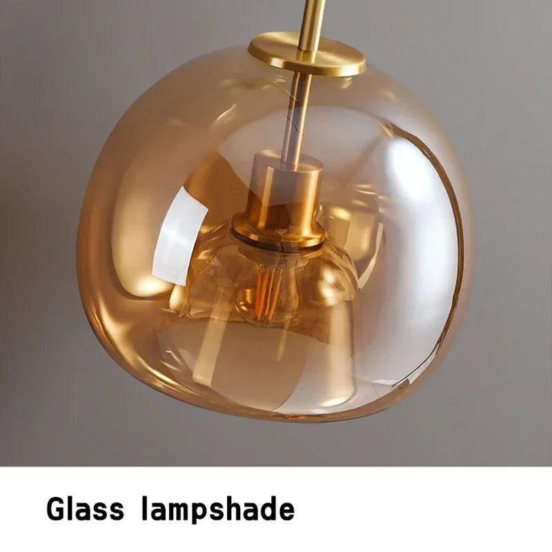 PureLicht - Minimalistische Glasdeckenleuchte für Schlaf- und Wohnzimmer