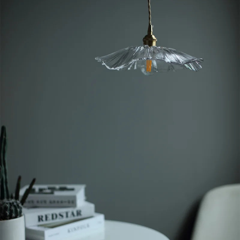Brehn | FloraShine Light - Elegante Blumen Glas Pendelleuchte