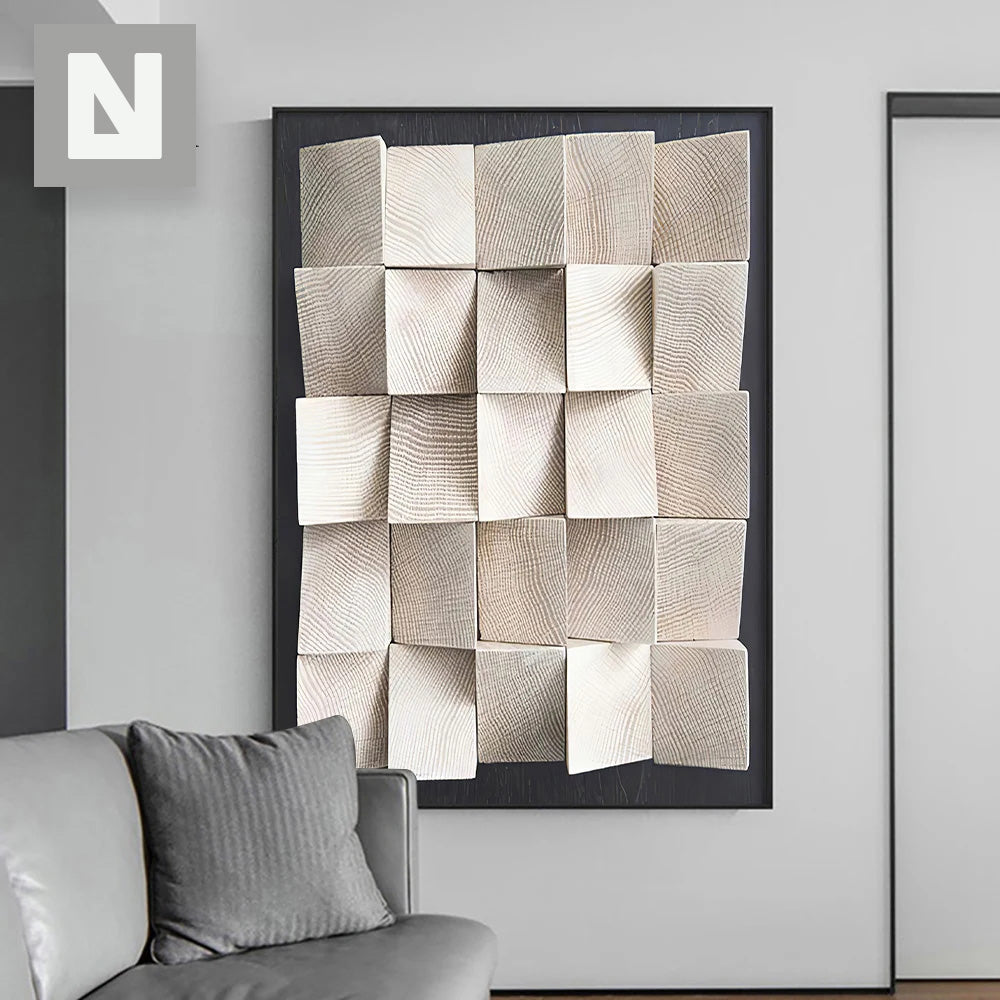 Moderne Ästhetik Abstrakte 3D-Effekt Wandkunst Feine Kunst Leinwanddrucke Bilder für Wohnzimmer Schlafzimmer Zeitgenössische Innendekoration | Brehn