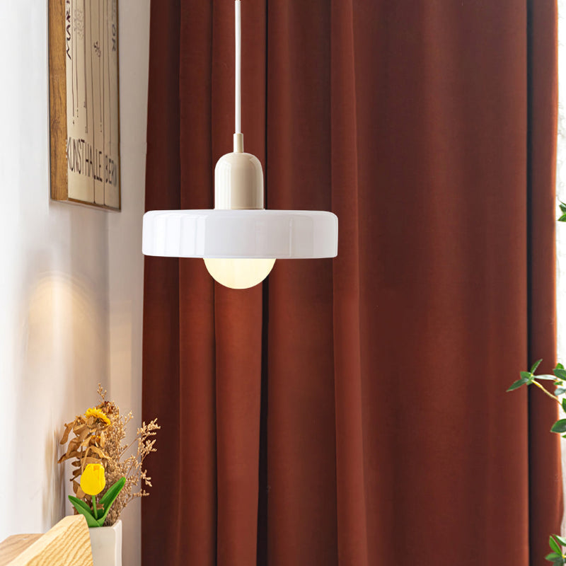 Farbenfrohe Bauhaus-Style Pendelleuchte - StiloGlas | Brehn