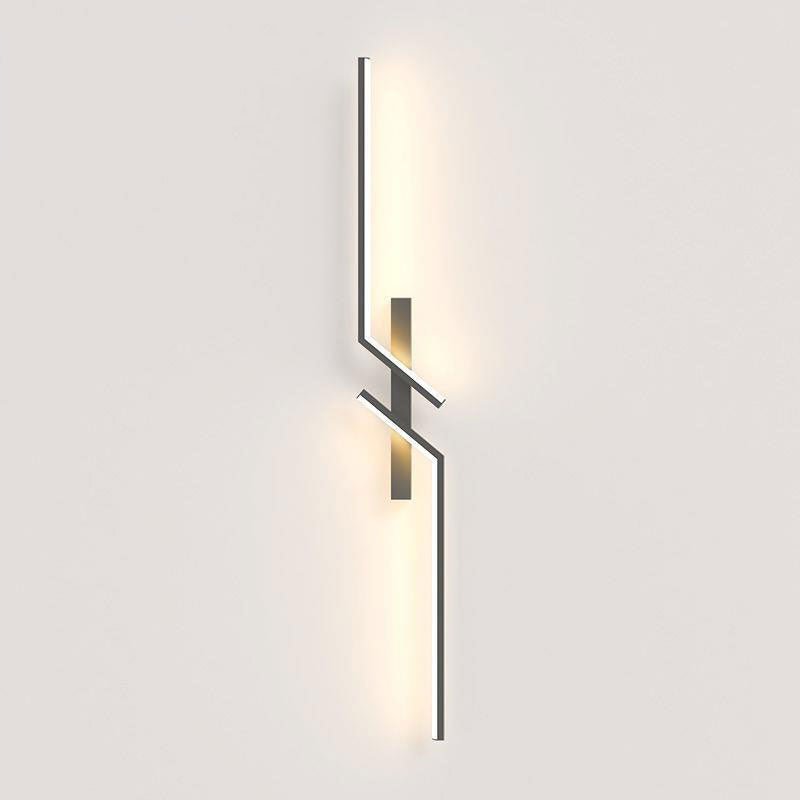Kreative LED-Wandleuchte mit Streifendesign | Modernes Design