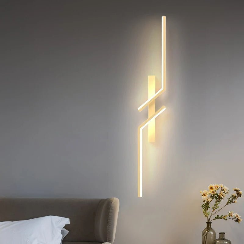 Kreative LED-Wandleuchte mit Streifendesign | Modernes Design