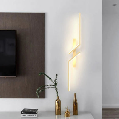 Kreative LED-Wandleuchte mit Streifendesign | Modernes Design